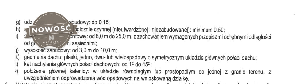 Działka Sprzedaż Czarże Krótka 5