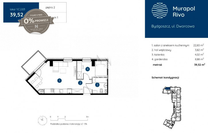 Mieszkanie Sprzedaż Bydgoszcz Śródmieście Dworcowa 2