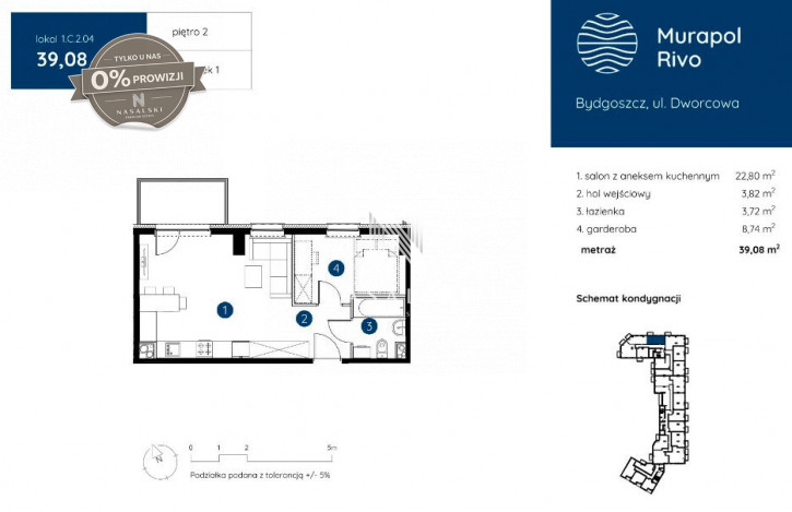 Mieszkanie Sprzedaż Bydgoszcz Śródmieście Dworcowa 2