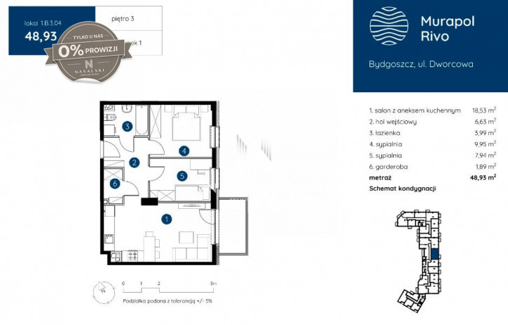 Mieszkanie Sprzedaż Bydgoszcz Śródmieście Dworcowa 2