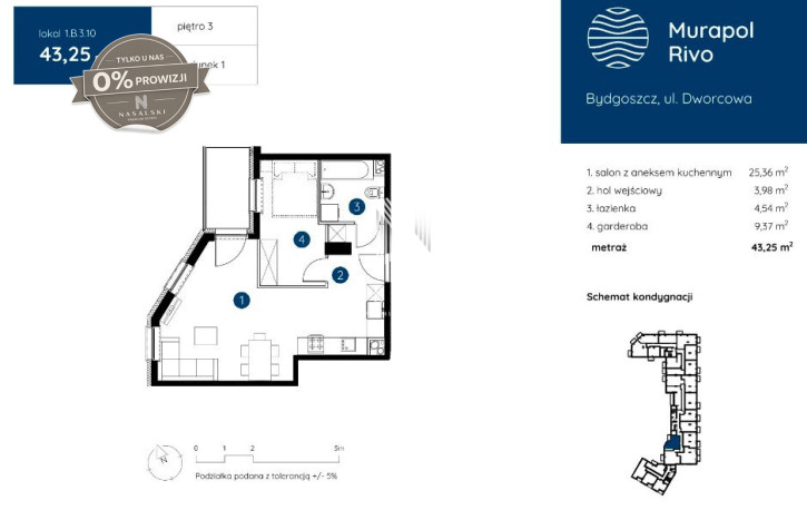 Mieszkanie Sprzedaż Bydgoszcz Śródmieście Dworcowa 2