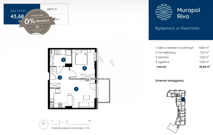 Mieszkanie Sprzedaż Bydgoszcz Śródmieście Dworcowa 2