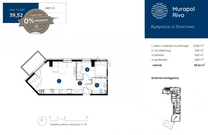Mieszkanie Sprzedaż Bydgoszcz Śródmieście Dworcowa 2