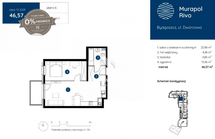 Mieszkanie Sprzedaż Bydgoszcz Śródmieście Dworcowa 2